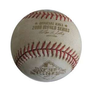 Game Used 2008 World Series Baseball Game 1  Sports 
