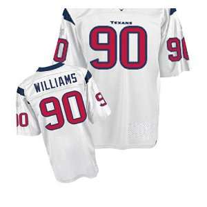  Houston Texans jersey #90 Williams white jerseys size 48 