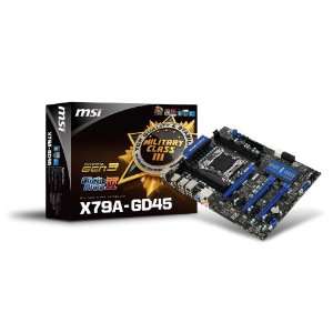 MSI Intel X79 ATX DDR3 2400 LGA 2011 ATX Motherboard X79A 