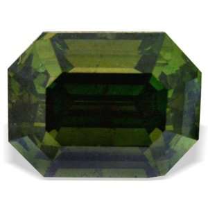    0.59 Ctw Pine Green Emerald Cut Loose Natural Diamond Jewelry