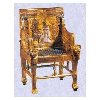  Egyptian Royal King Tut Tutankhamen Throne Chair