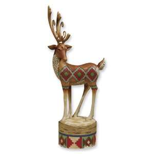 Jim Shore Heartwood Creek Lodge Reindeer Figurine Jewelry