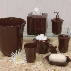   Designs Royale Bath Soap Dish   Chocolate