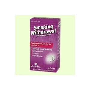  NatraBio Homeopathics Smoking Withdrawal 60ct Tablets, 60 