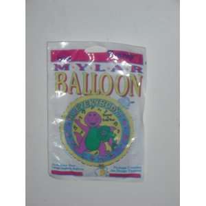  BARNEY 18 Mylar Helium Balloon 