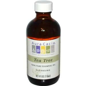  Aura Cacia Tea Tree, Essential Oil, 4 oz. bottle Beauty