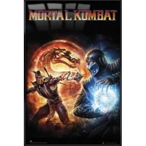 Mortal Kombat   Framed Gaming Poster (Size 24 x 36)