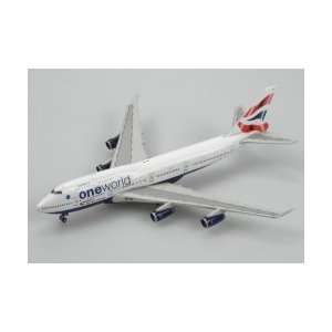  InFlight 500 British Airways 1 World B747 400 Model 