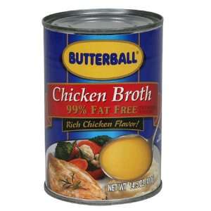 Butterball Chicken Broth 99% Fat Free, 14.5 oz  Fresh