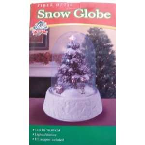  Fiber Optic Snow Globe ~ Yule Rite ~ Christmas Decor