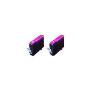  2 pack Canon compatible BCI 6e Magenta ink cartridge (2 pk 