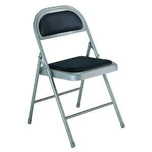  Super Strong Folding Chair 1/2 Padded Vinyl Seat and Back 
