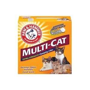  3 PACK ARM & HAMMER MULTI CAT LITTER, Color EXTRA 