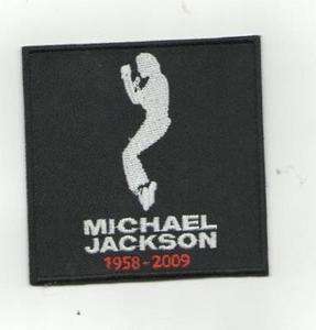 NEW MJ MICHAEL JACKSON TRIBUTE IRON ON PATCH BUY2GET3  