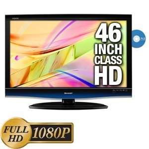  Sharp LC46BD80U 46 LCD Blu ray Combo HDTV Electronics