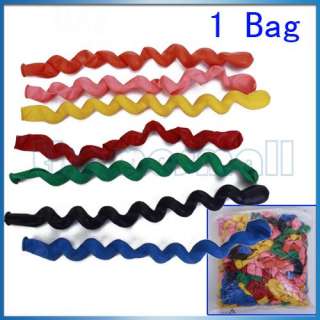 100 Pcs Colorful Spiral Balloons Party Decor Favors New  