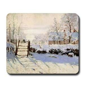  Magpie by Monet Art Mousepad by  Sports 