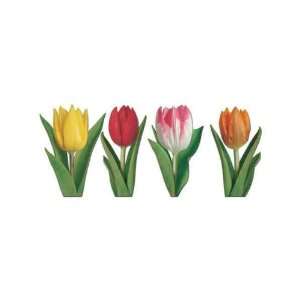 Tulip Cutouts 16 Assorted Styles 1/pkg
