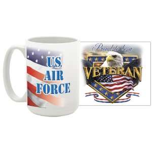  Air Force Proud To Serve Veteran Coffee Mug Kitchen 