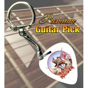  Iron Maiden The Trooper Premium Guitar Pick Keyring 