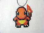 Pokemon Charmander Necklace Jewelry Perler Bead Sprite Magnet Art Toy