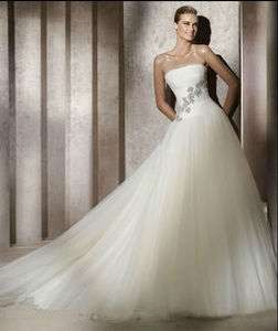 2012 New White/Ivory Bridal Gown Wedding dress Custom size  