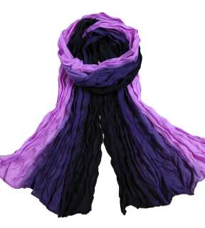 FASHION MIXED TONE WRINKLE LONG SCARFS STOLES 18 COLORS  