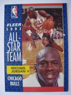 Michael Jordan   91/92   Fleer   All Star   Card # 211  