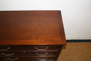 Baker furniture french walnut burl wood executive office desk credenza 