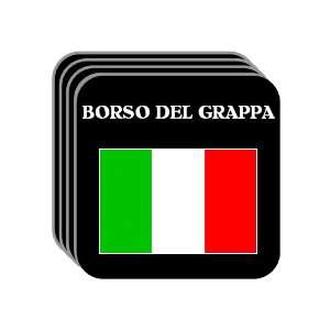  Italy   BORSO DEL GRAPPA Set of 4 Mini Mousepad Coasters 