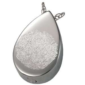   Cremation Jewelry  Slide Teardrop 