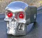 Skull Hitch Cover with Light Up Red Eyes
