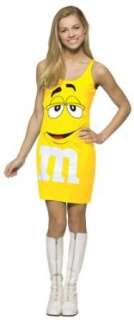  M&M Yellow Tank Dress Teen Costume Clothing