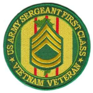  US Army Sergeant First Class Vietnam Veteran Patch 