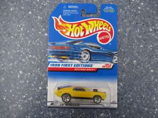 Hot Wheels 1998 First Editions Mustang Mach I 18539  
