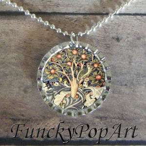 William Morris TREE of LIFE Pendant Art Necklace  