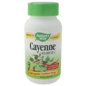     Cayenne 40 000 H.U., 450 mg, 100 capsules