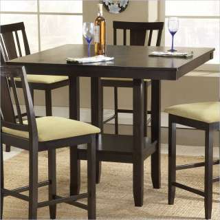Hillsdale Arcadia Square Counter Height Casual Espresso Finish Dining 