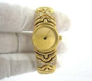   Parentesi BJ 01 Diamond 18K Yellow Gold Ladys Bangle Watch  