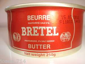 BRETEL BUTTER canned (250g8.8 oz) . MADE IN FRANCE  