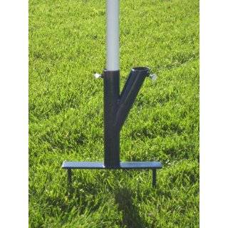   UMBRELLA STAND   USE ANYWHERE, SAND/GRASS/SOIL STEEL COLOR BLUE