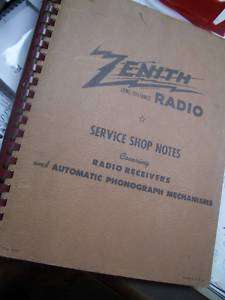 HUGE ZENITH RADIO & Phonograph SERVICE SHOP MANUAL CD  