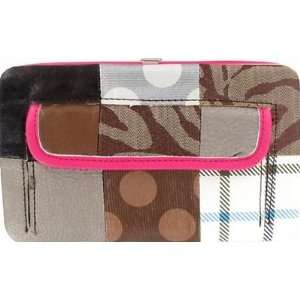  Patchwork 1 Thick Opera Style Wallet   Pink Trim 