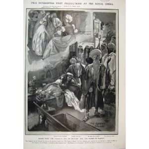  1906 Royal Opera Vagabond Princess Barber Bagdad Print 