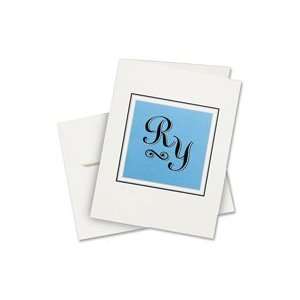  Avery Matte White Textured Note Cards