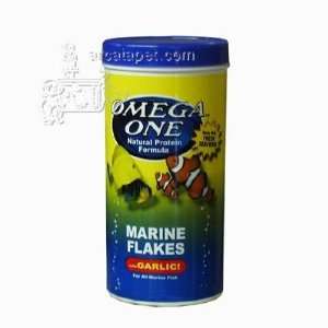    Omega One Garlic Marine Flakes Fish Food 1 ounce