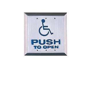  Camden CM 45/4 Wheelchair symbol with Push to Open, blue 