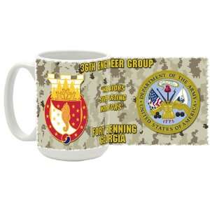   Army 36th Engineer Group Fort Benning GA Coffee Mug