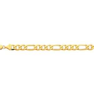  14K Gold Flat Figaro Chain 20 Jewelry