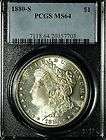 1880 S Morgan Dollar PCGS MS64 Very Clean Looks Like It Should Be A 